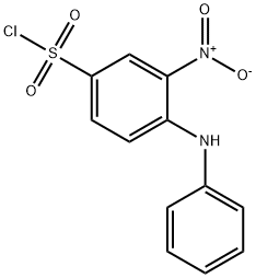 Benzenesulfonyl chloride, 3-nitro-4-(phenylamino)- Structure