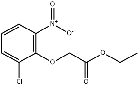 Acetic acid, 2-(2-chloro-6-nitrophenoxy)-, ethyl ester Structure