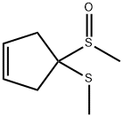 Cyclopentene, 4-(methylsulfinyl)-4-(methylthio)- 구조식 이미지