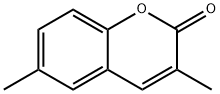 2H-1-Benzopyran-2-one, 3,6-dimethyl- 구조식 이미지