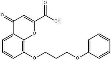 4-Oxo-8-(3-phenoxypropoxy)-4H-chromene-2-carboxylic acid 구조식 이미지