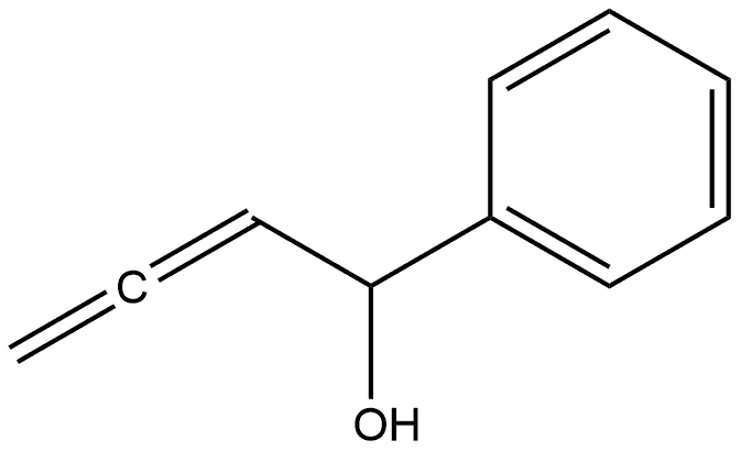 Benzenemethanol, α-1,2-propadien-1-yl- Structure