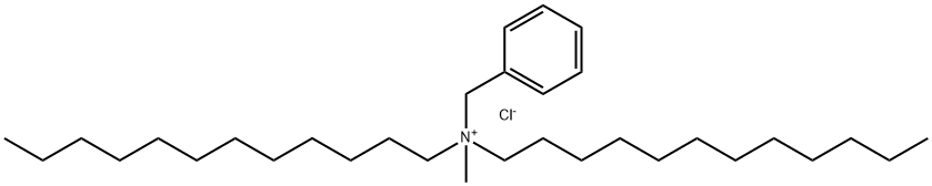 Benzenemethanaminium, N,N-didodecyl-N-methyl-, chloride (1:1) Structure