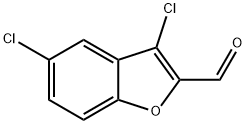 2-Benzofurancarboxaldehyde, 3,5-dichloro- Structure