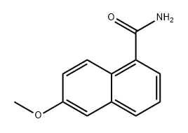 1-Naphthalenecarboxamide, 6-methoxy- Structure