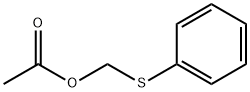 Methanol, 1-(phenylthio)-, 1-acetate 구조식 이미지