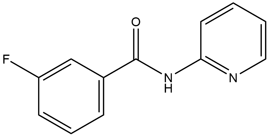 3-Fluoro-N-2-pyridinylbenzamide Structure