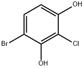 1,3-Benzenediol, 4-bromo-2-chloro- Structure