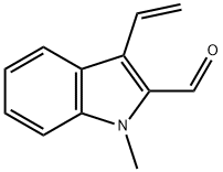 1H-Indole-2-carboxaldehyde, 3-ethenyl-1-methyl- 구조식 이미지