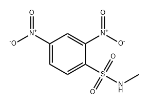 Benzenesulfonamide, N-methyl-2,4-dinitro- Structure