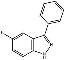 5-Fluoro-3-phenyl-1H-indazole Structure