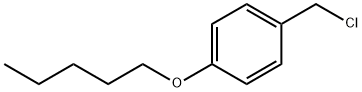 Benzene, 1-(chloromethyl)-4-(pentyloxy)- 구조식 이미지