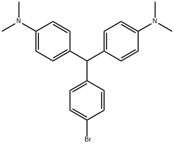 Benzenamine, 4,4'-[(4-bromophenyl)methylene]bis[N,N-dimethyl- Structure