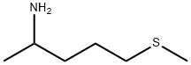 2-Pentanamine, 5-(methylthio)- Structure