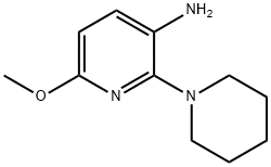 6-Methoxy-2-(1-piperidinyl)-3-pyridinamine Structure
