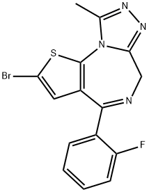 Flubrotizolam Structure