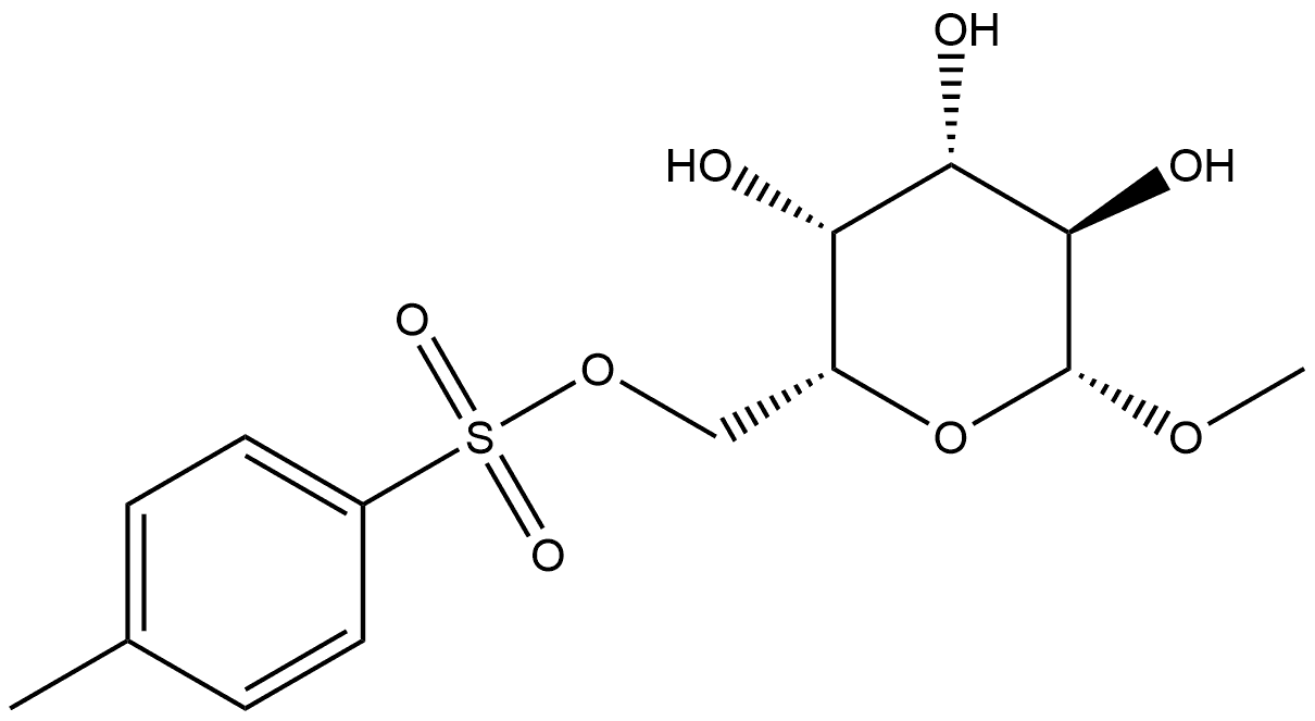 Methyl 6-O-tosyl-β-D-galactopyranoside Structure