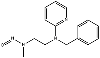 1,2-Ethanediamine, N1-methyl-N1-nitroso-N2-(phenylmethyl)-N2-2-pyridinyl- Structure