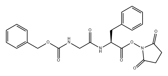 2,5-Pyrrolidinedione, 1-[[N-[N-[(phenylmethoxy)carbonyl]glycyl]-L-phenylalanyl]oxy]- (9CI) 구조식 이미지