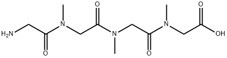 Glycine, glycyl-N-methylglycyl-N-methylglycyl-N-methyl- (9CI) Structure