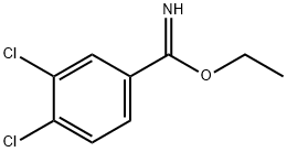 Benzenecarboximidic acid, 3,4-dichloro-, ethyl ester Structure