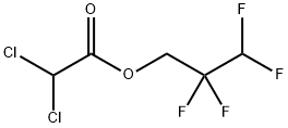 Acetic acid, 2,2-dichloro-, 2,2,3,3-tetrafluoropropyl ester Structure