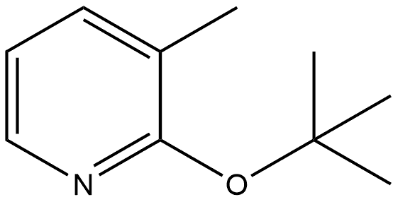 2-(1,1-Dimethylethoxy)-3-methylpyridine Structure