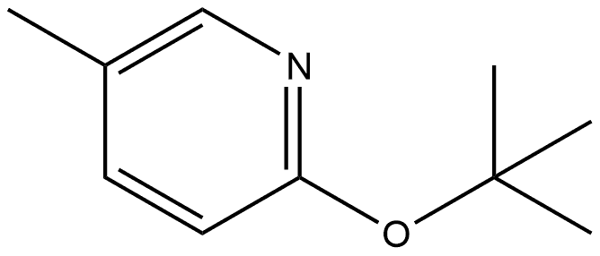 2-(1,1-Dimethylethoxy)-5-methylpyridine 구조식 이미지
