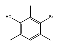 Phenol, 3-bromo-2,4,6-trimethyl- Structure