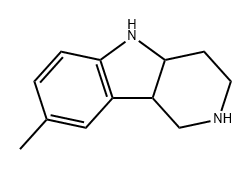 1H-Pyrido[4,3-b]indole, 2,3,4,4a,5,9b-hexahydro-8-methyl- Structure