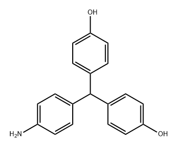 Phenol, 4,4'-[(4-aminophenyl)methylene]bis- (9CI) Structure