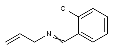 2-Propen-1-amine, N-[(2-chlorophenyl)methylene]- Structure