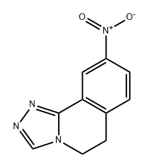 1,2,4-Triazolo[3,4-a]isoquinoline, 5,6-dihydro-9-nitro- Structure