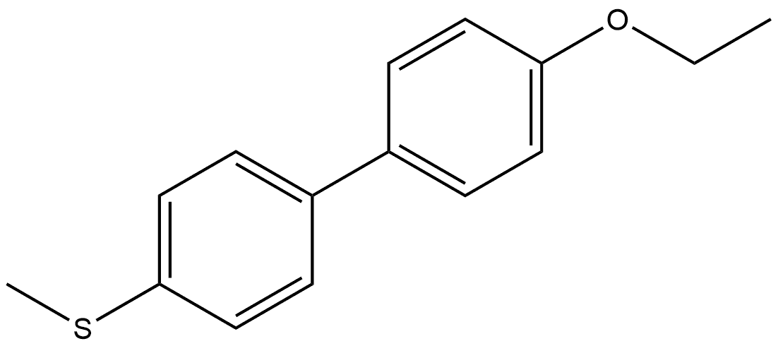 4-Ethoxy-4'-(methylthio)-1,1'-biphenyl Structure