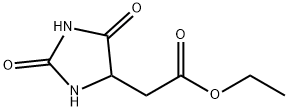 4-Imidazolidineacetic acid, 2,5-dioxo-, ethyl ester 구조식 이미지
