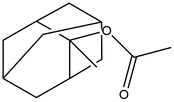 Tricyclo[3.3.1.13,7]decan-2-ol, 2-methyl-, 2-acetate Structure