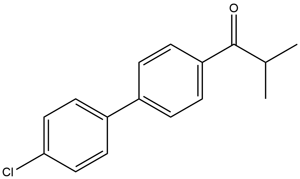 1-(4'-Chloro[1,1'-biphenyl]-4-yl)-2-methyl-1-propanone Structure