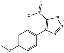 H-1,2,3-Triazole, 4-(4-methoxyphenyl)-5-nitro- Structure