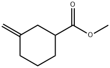 Cyclohexanecarboxylic acid, 3-methylene-, methyl ester Structure