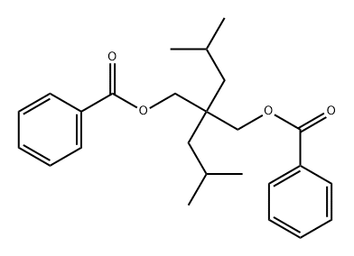 1,3-Propanediol, 2,2-bis(2-methylpropyl)-, 1,3-dibenzoate Structure