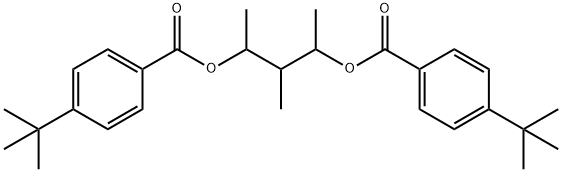 Benzoic acid, 4-(1,1-dimethylethyl)-, 1,2,3-trimethyl-1,3-propanediyl ester (9CI) Structure