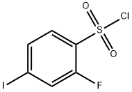 Benzenesulfonyl chloride, 2-fluoro-4-iodo- Structure
