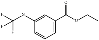 Ethyl 3-(trifluoromethylthio)benzoate 구조식 이미지