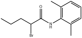 Pentanamide, 2-bromo-N-(2,6-dimethylphenyl)- Structure