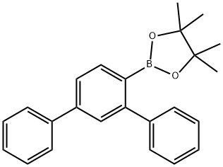 1,3,2-Dioxaborolane, 4,4,5,5-tetramethyl-2-[1,1':3',1''-terphenyl]-4'-yl- Structure