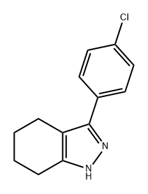 1H-Indazole, 3-(4-chlorophenyl)-4,5,6,7-tetrahydro- Structure