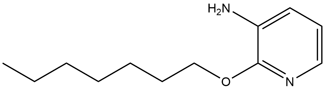 3-Pyridinamine, 2-(heptyloxy)- Structure