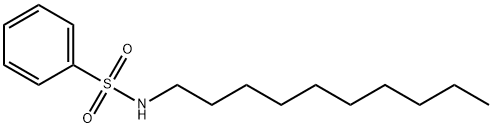 Benzenesulfonamide, N-decyl- Structure