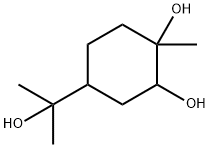 1,2-Cyclohexanediol, 4-(1-hydroxy-1-methylethyl)-1-methyl- Structure