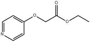 Acetic acid, 2-(4-pyridinyloxy)-, ethyl ester 구조식 이미지